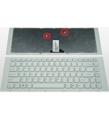 Bàn phím Laptop Sony Vaio VPCEG, VPCEK (Trắng - Có khung)